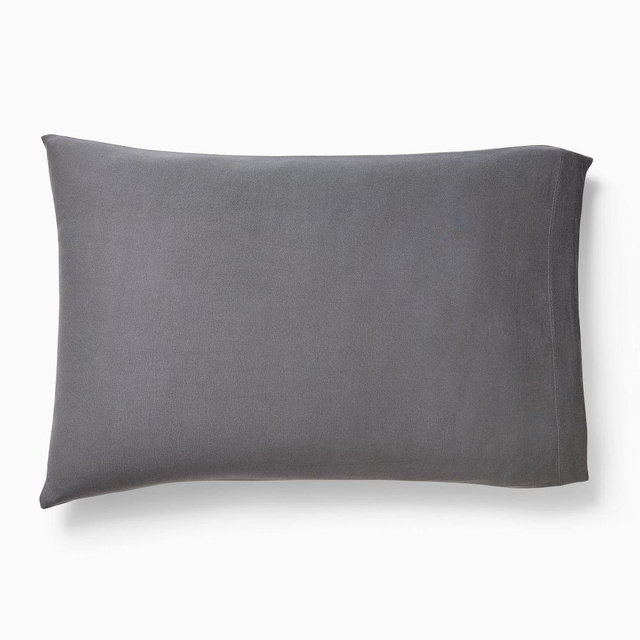 Jersey TENCEL Modal Pillowcase Set, Standard, Graphite