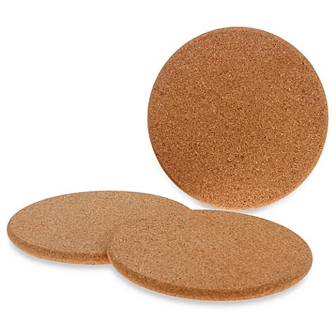 Natural Cork Trivets (Set of 3)