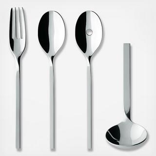 New Wave Flatware 4-Piece Serving Set