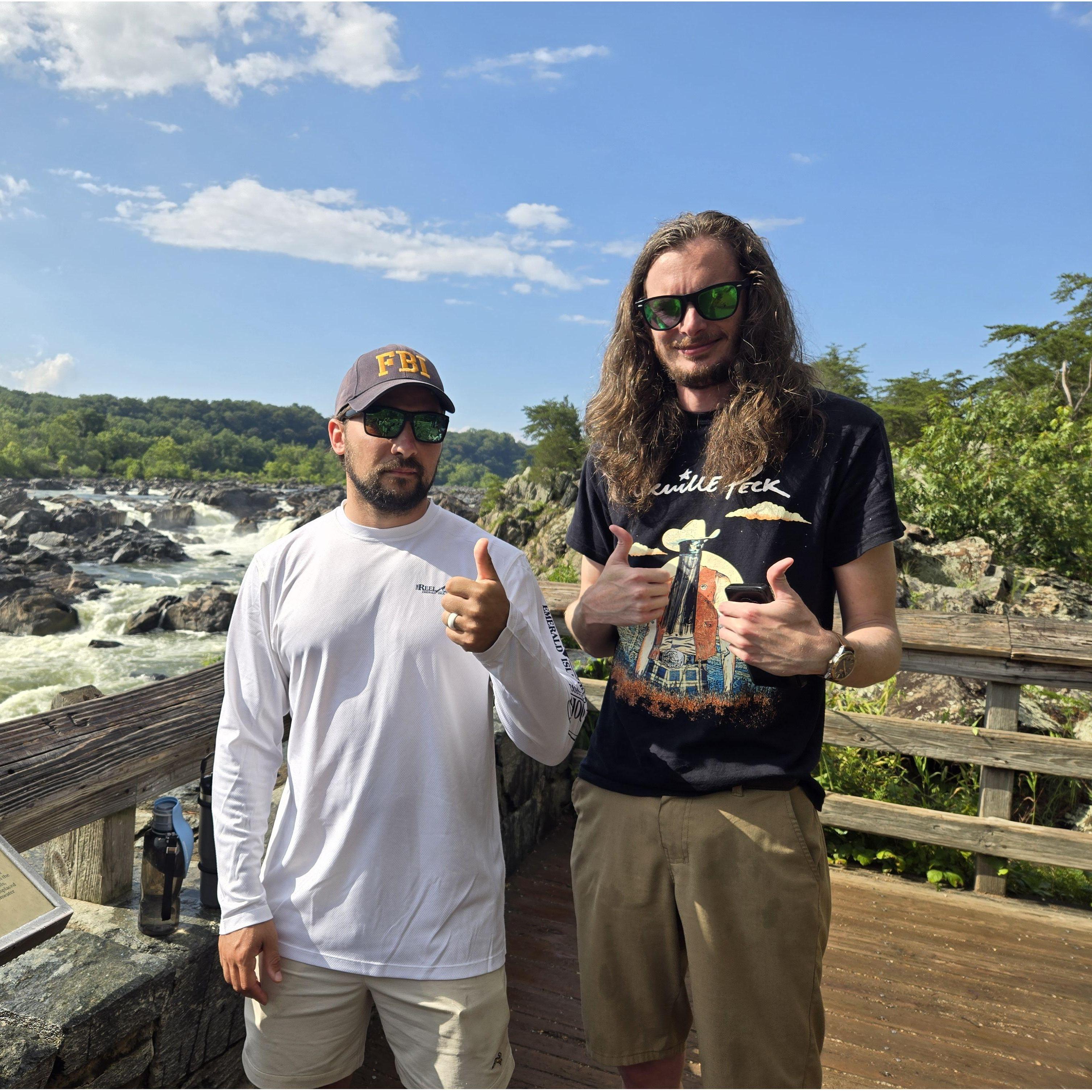 Nick and David giving their seal of approval