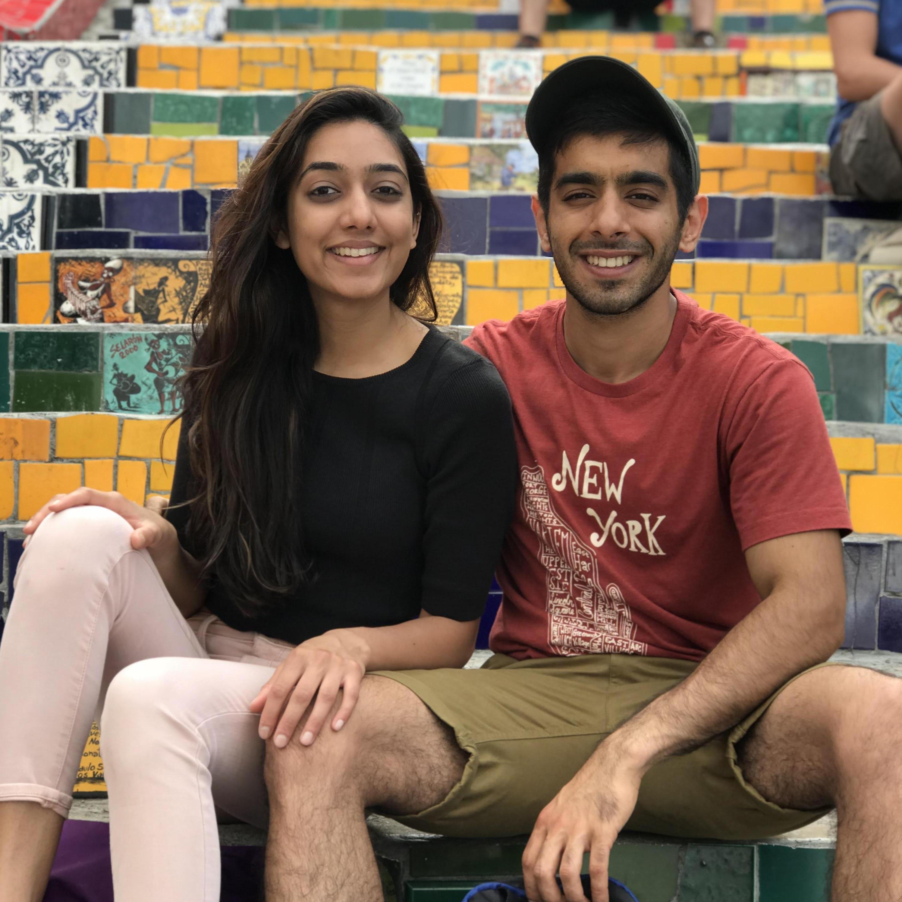 Madhav & Nidhi in Brazil, attending the wedding of their mutual friends, Karla Mundim & Nik Wright. June 2018.