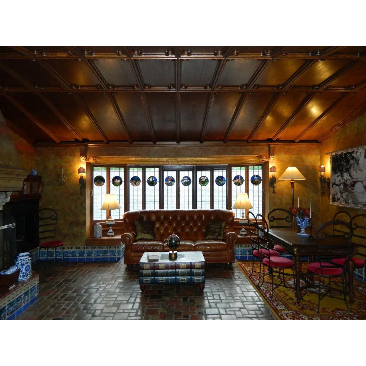 The Spanish room, inspired by Don Quixote, is a captivating space that echoes the romance and adventure of Spain.