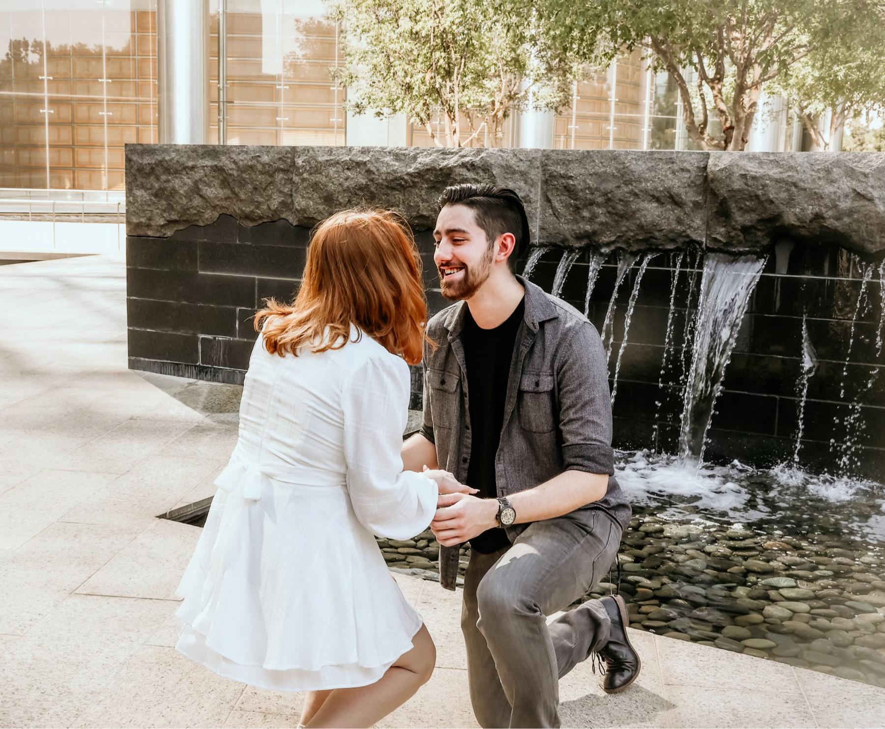 This was when we got engaged! July 1st 2022! Time went by so fast! (Taken by Tara 🥰)