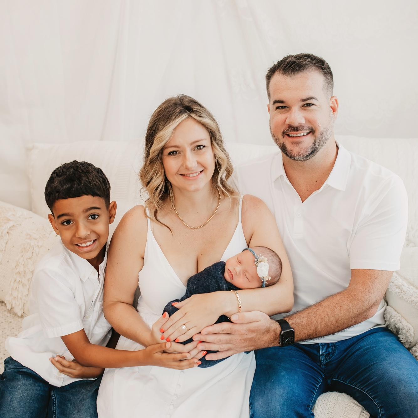 Quinn joins and completes our family.