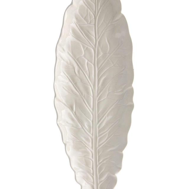 Bordallo Pinheiro Cabbage Beige Narrow Leaf Platter (Set of 4)