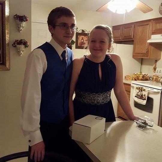Our very first prom!