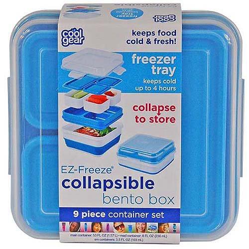 Collapse-it Silicone Food Storage Containers - BPA Free Airtight Silicone  Lids, 4 Piece Set of 6-Cup, 4-Cup, 3.5-Cup, 2-Cup Collapsible Lunch Box