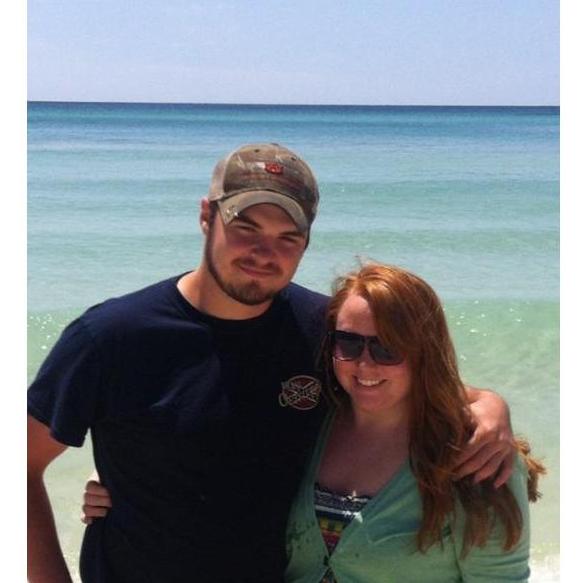 Our first beach trip. April 2013.