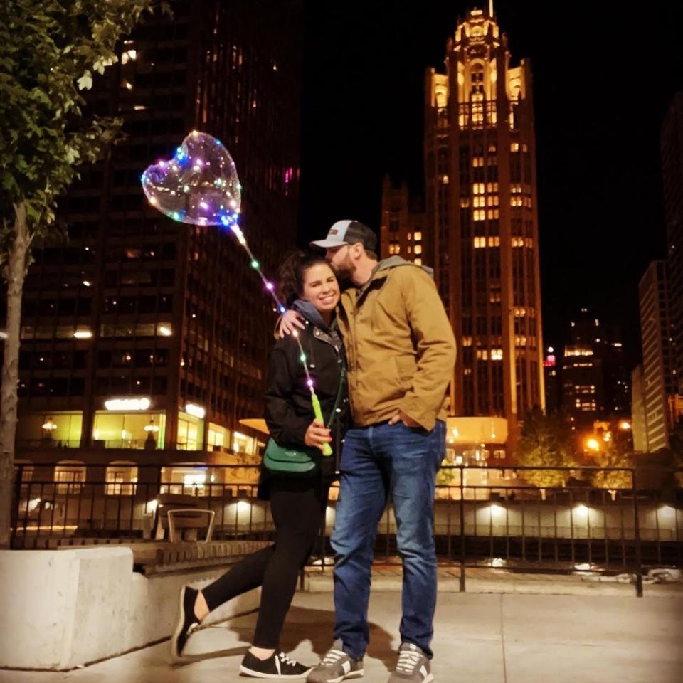 Sweetest day in Chicago 2021. One year together.
