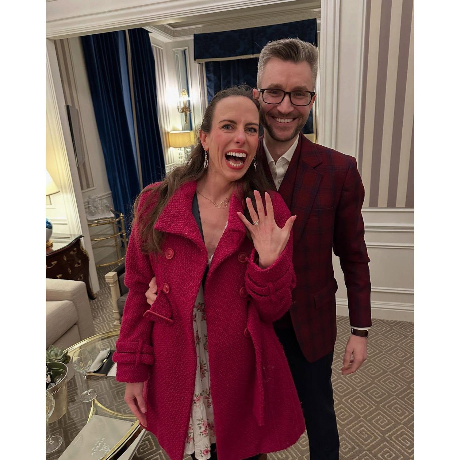 Right after I said yes .... there were many  happy tears