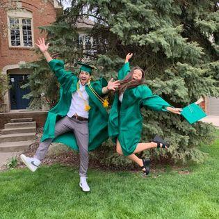 graduated from msu (from home during covid)