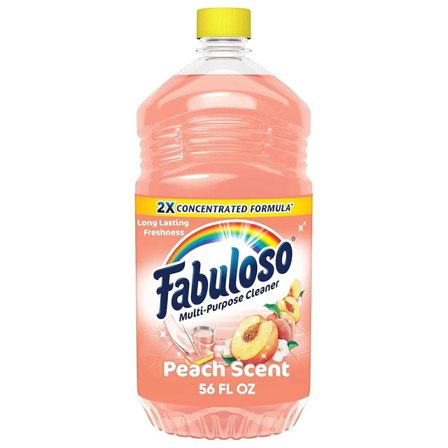 Fabuloso Multi-Purpose Cleaner, 2X Concentrated Formula, Floor Cleaner, Peach Scent, 56 fl oz