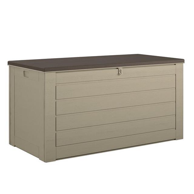 Cosco 180 Gal. Resin Storage Deck Box in Brown-88180BTN1E - The Home Depot