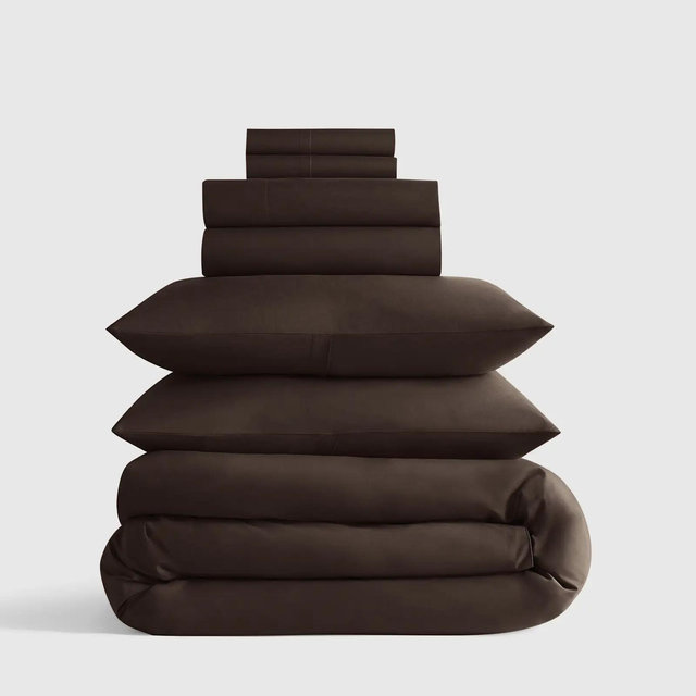 Classic Organic Percale Deluxe Bedding Bundle - King