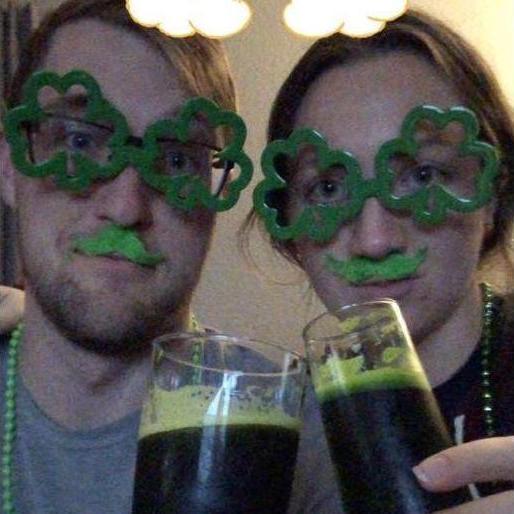 Covid St. Patrick's Day at the Vandybilt house