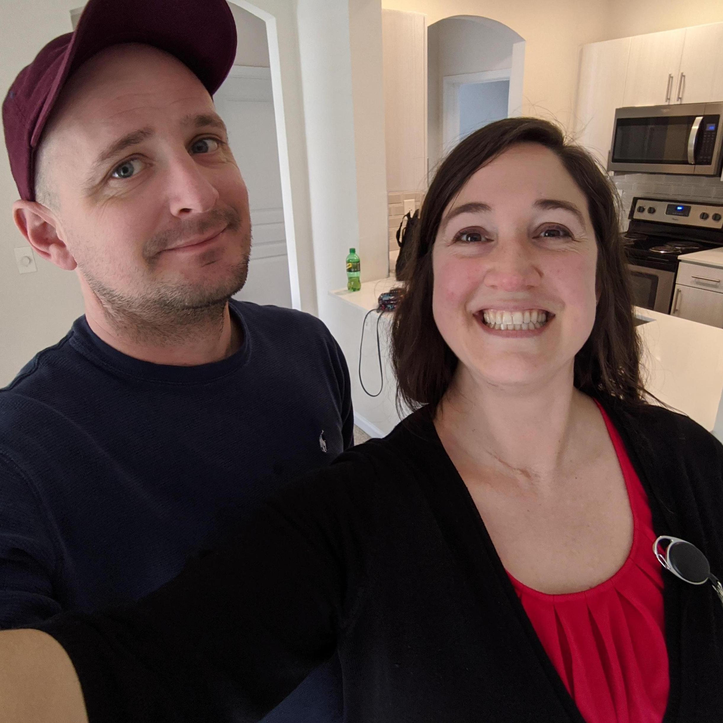 Our first apartment together!