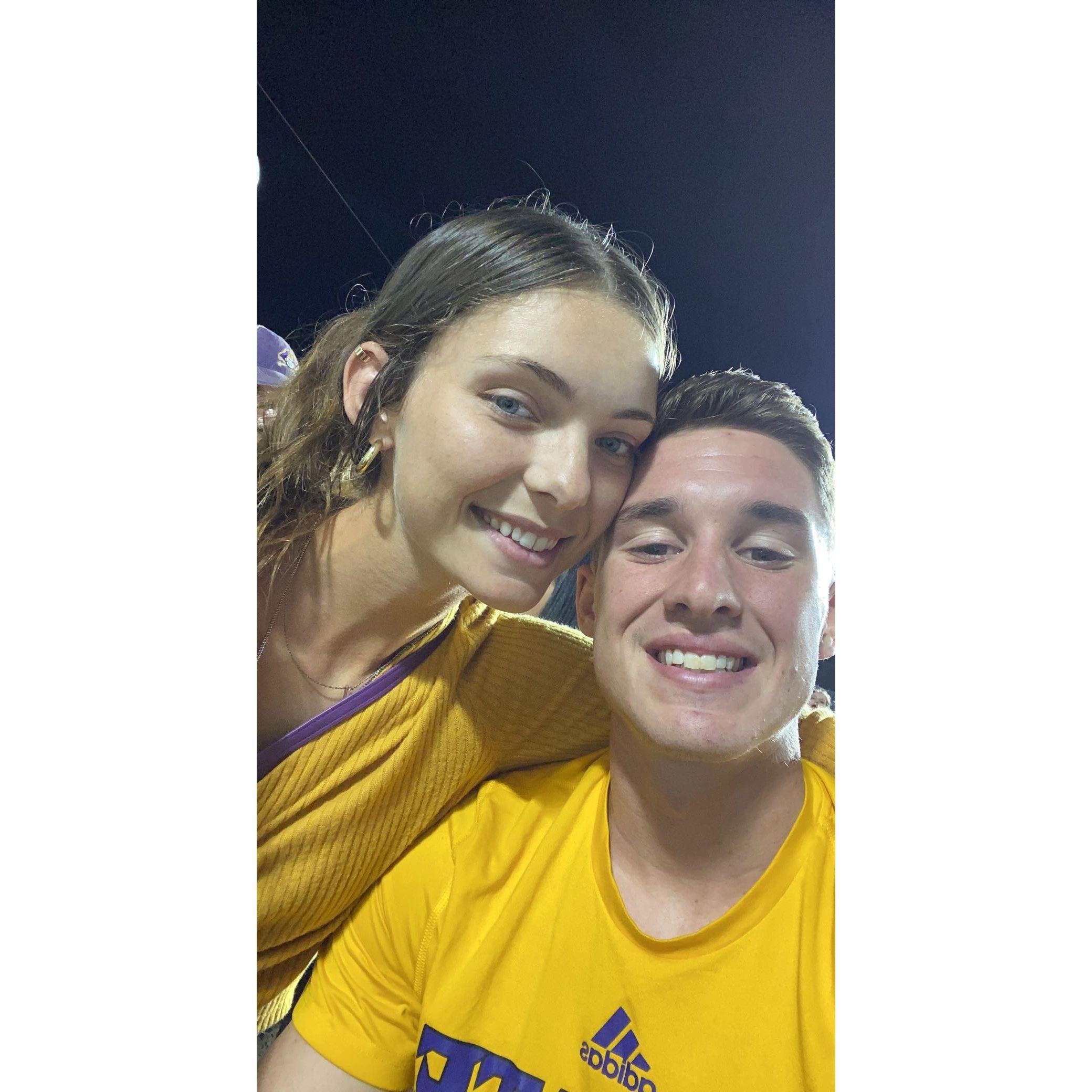 If there's a football game going on, we're there!