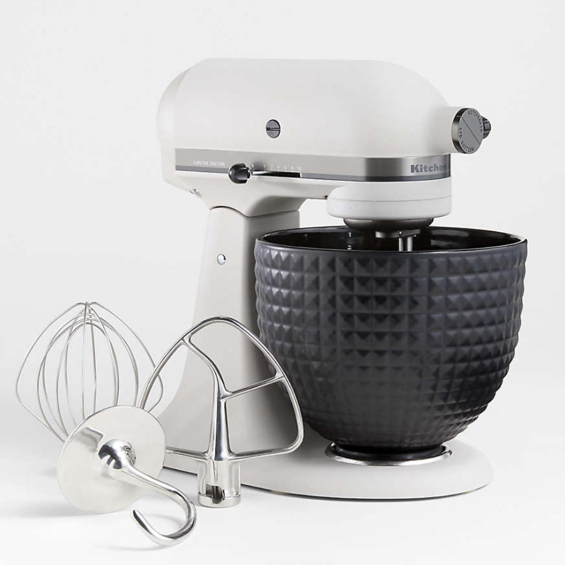 KitchenAid ® Artisan ® Series Limited-Edition Light & Shadow 5-Quart Tilt-Head Stand Mixer with Black Ceramic Bowl