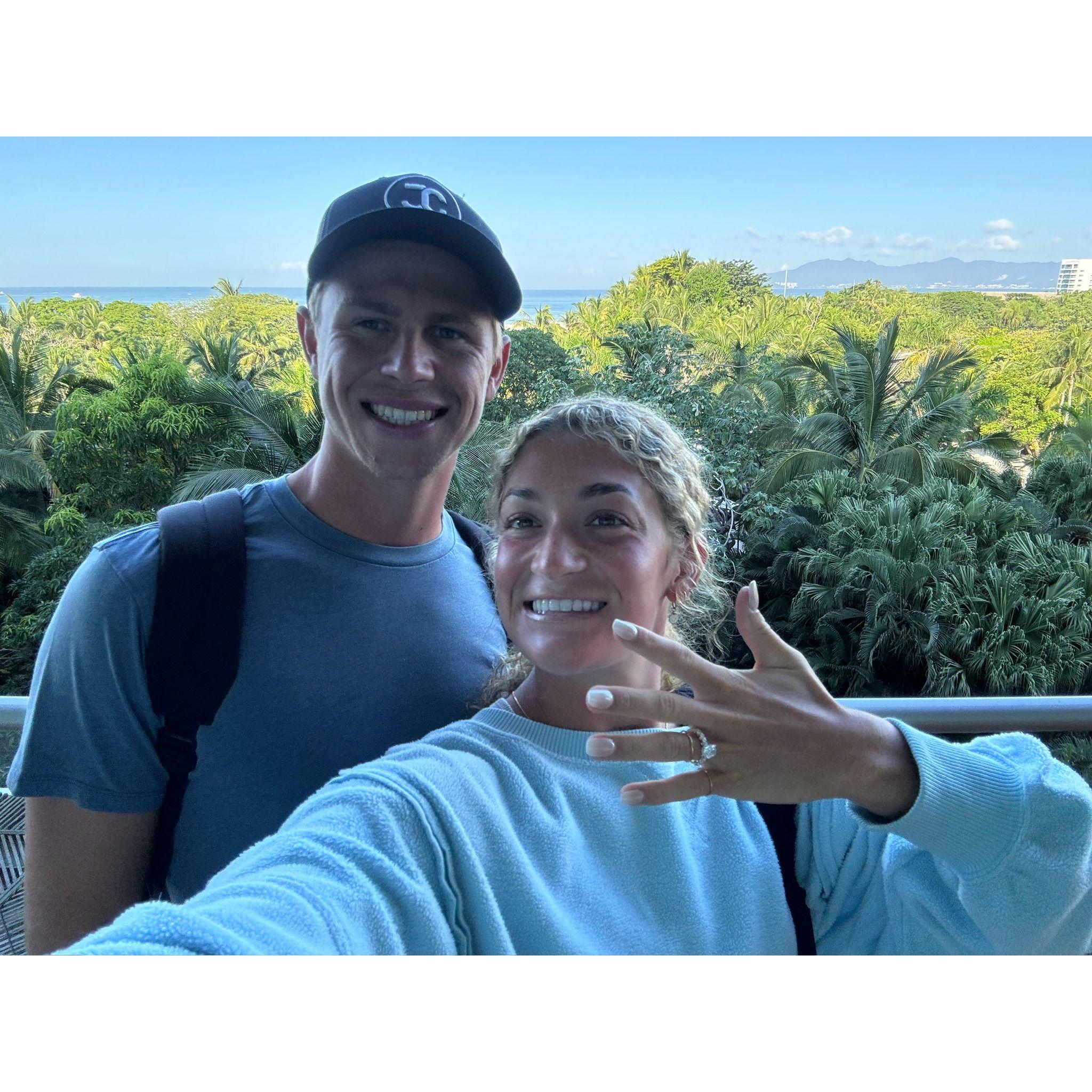 Leaving Puerto Vallarta ENGAGED!