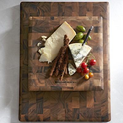 Williams Sonoma End-Grain Cutting Board, Acacia