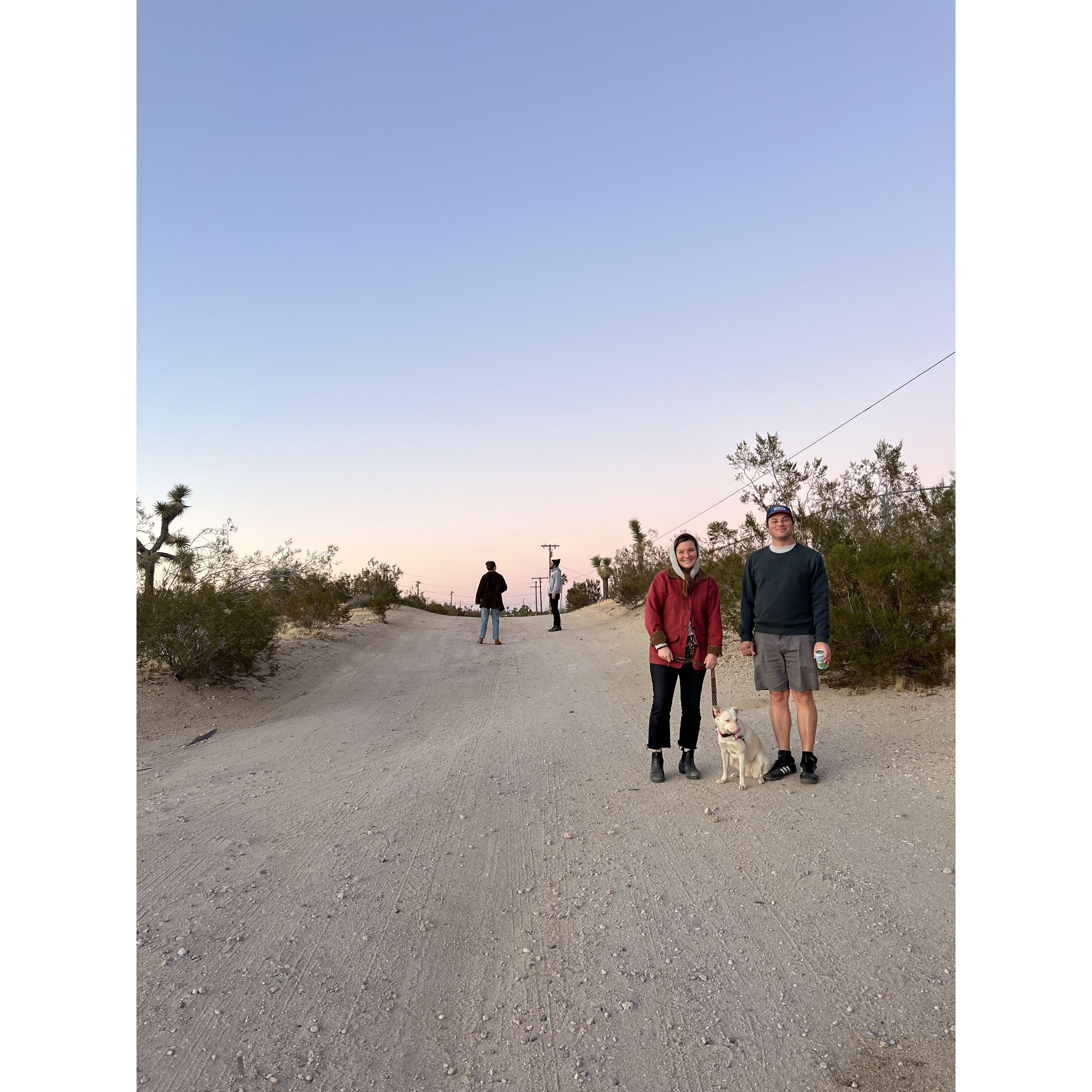Thanksgiving with special friends in Joshua Tree, CA. 2023.