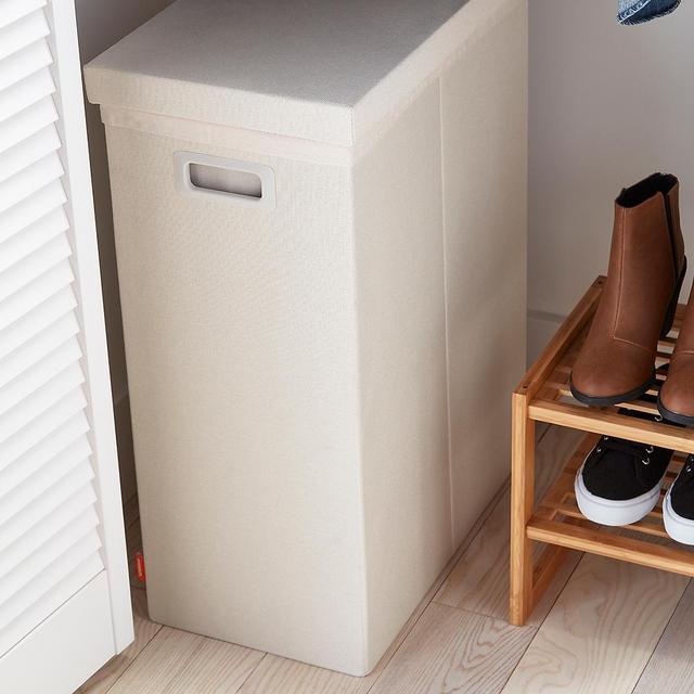 Linen Poppin Laundry Hamper with Lid