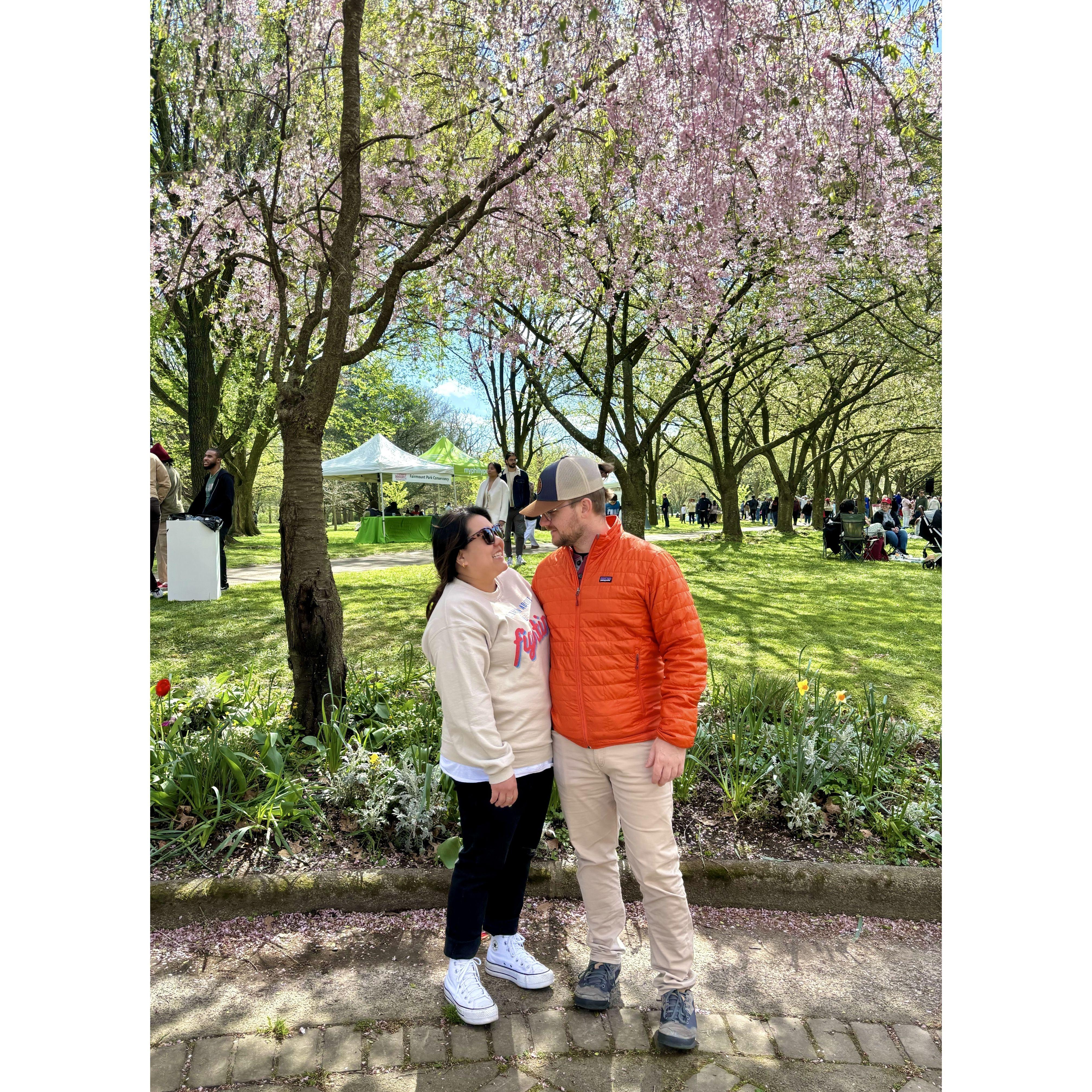 Cherry Blossom Festival in Fairmount Park.