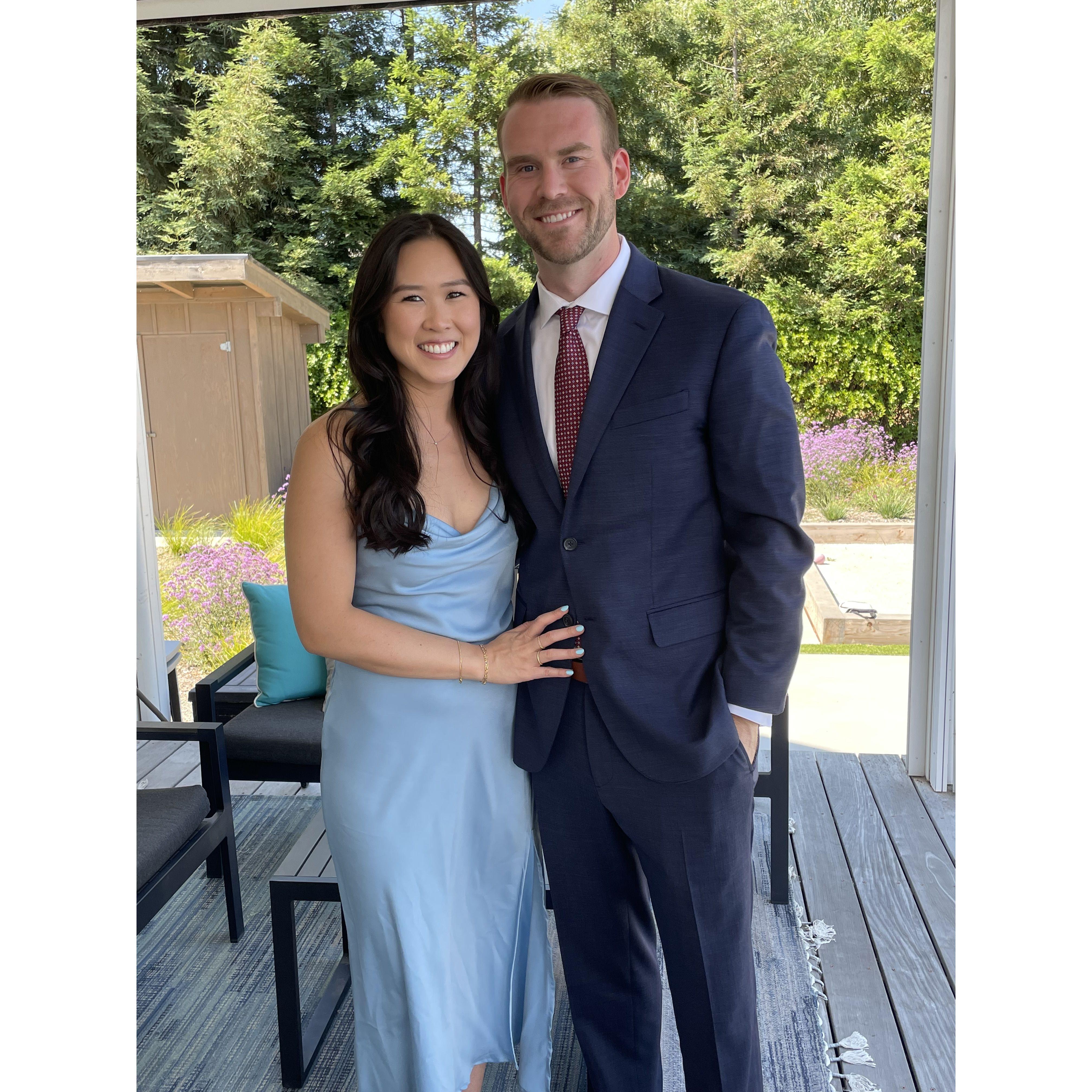 We've been to lots of weddings together!