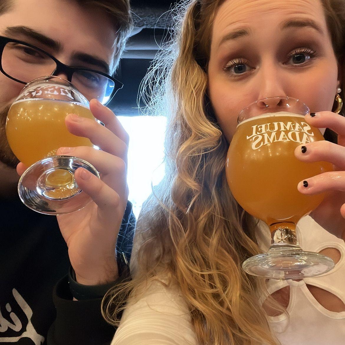 January 2023 - Date night at Sam Adams Brewery