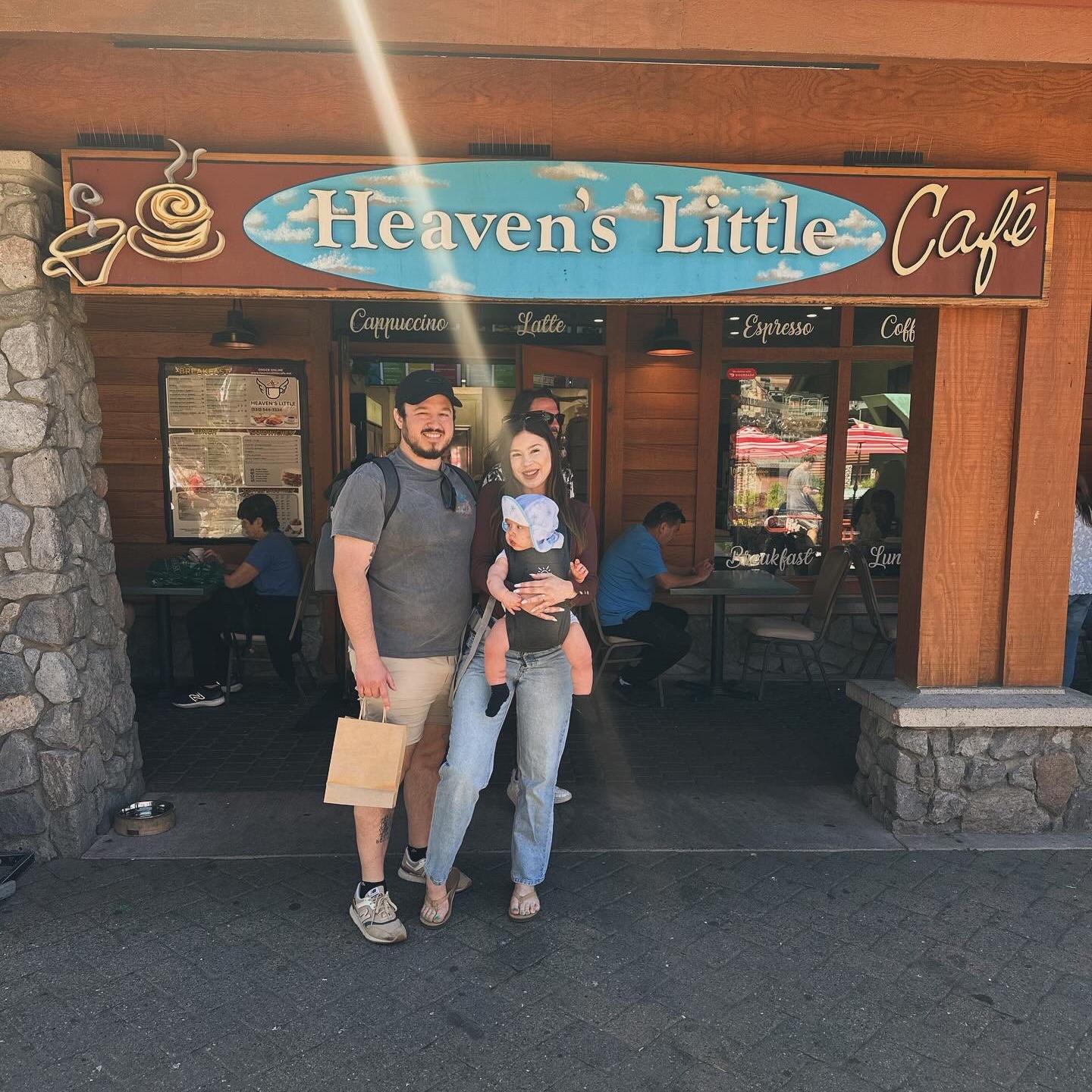 Coffee shop run in Lake Tahoe! ☕️