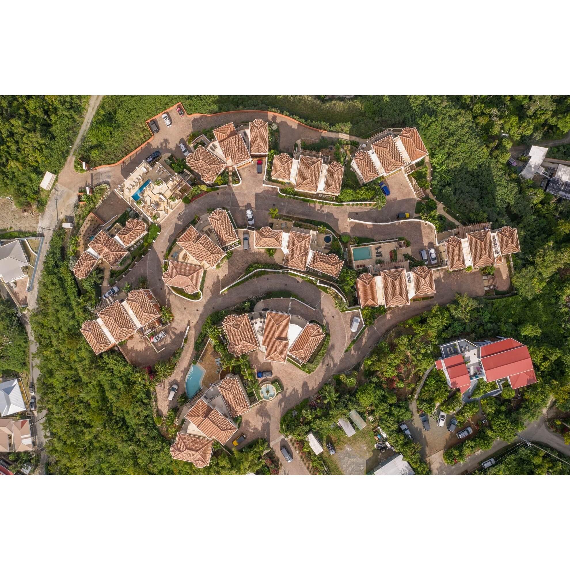 The Hills property aerial view