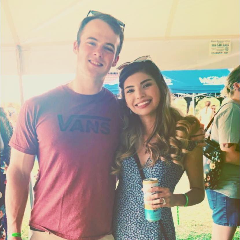 Luke and I at Margarita Fest in Valparaiso.