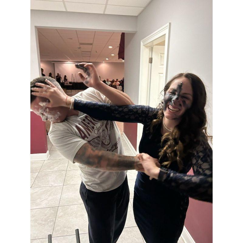 Our second cake fight