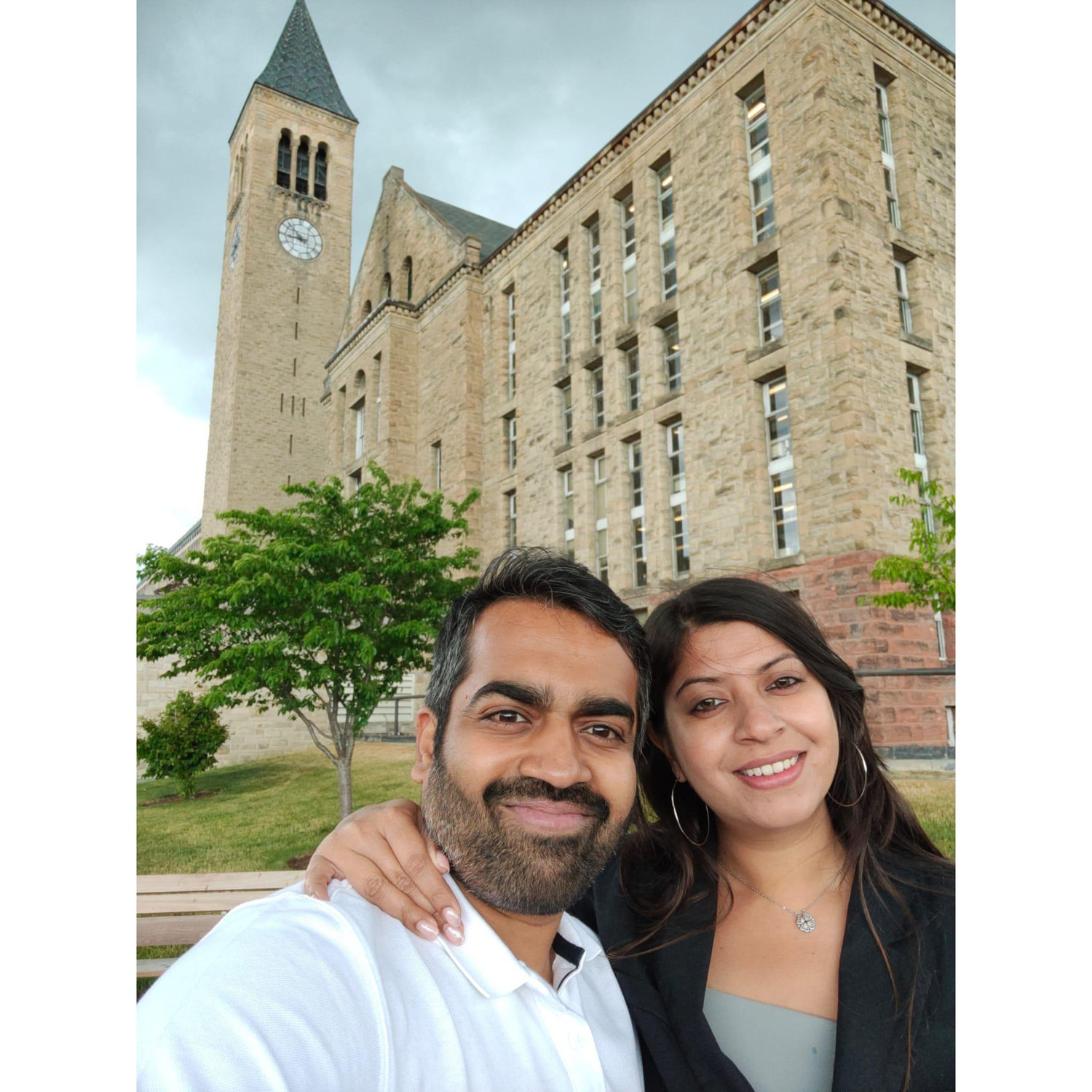 Joel introduces his second love (me) to his first love (Cornell University)