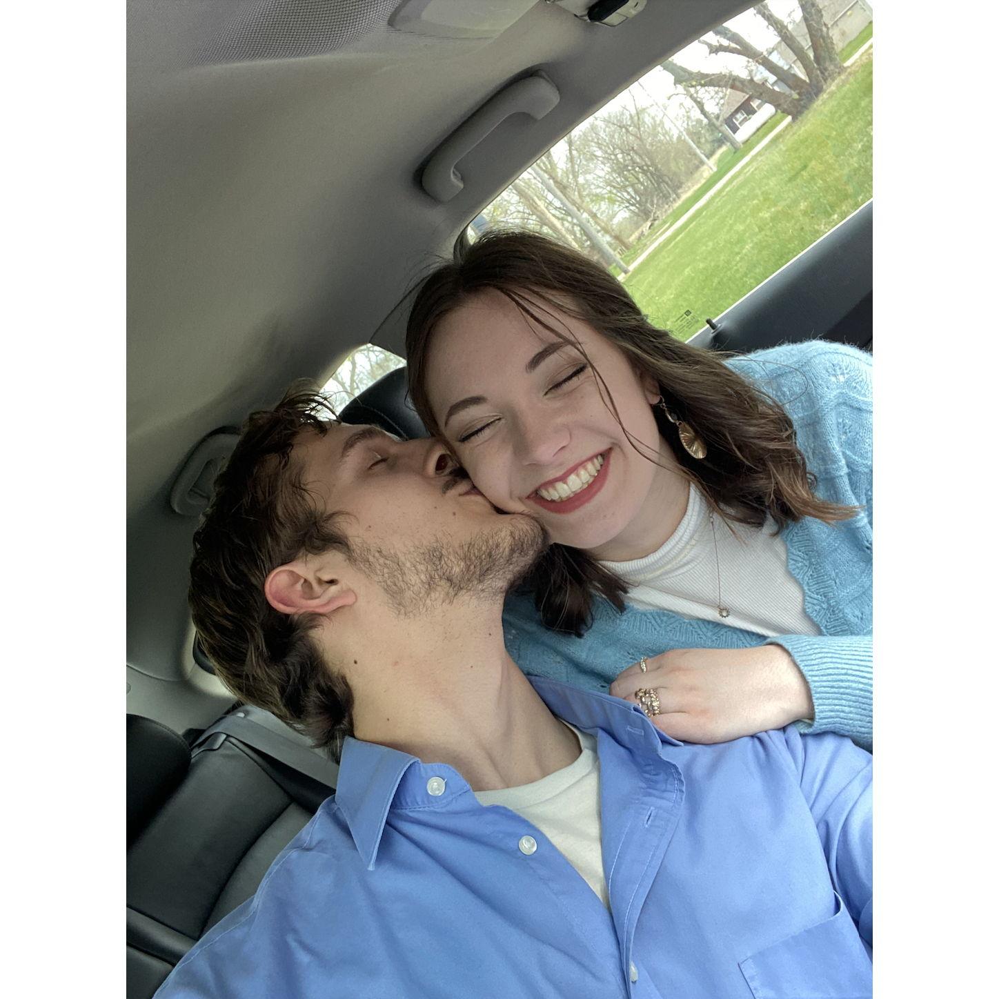2022. Joey and Lauryn's first Easter together!