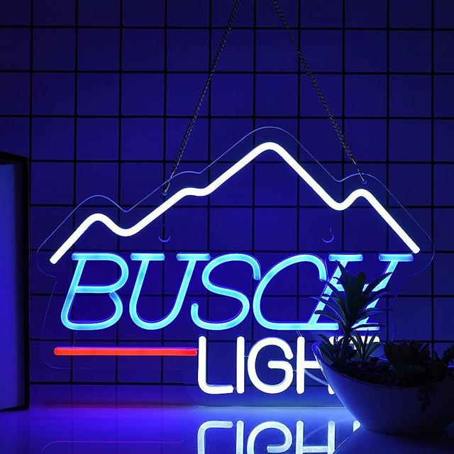 BNeonushc Neon Light Neon Sign for wall decor Beer Bar Home Bedroom man cave Bedside Table Decoration Recreation Room Gifts Neon Sign for Gifts