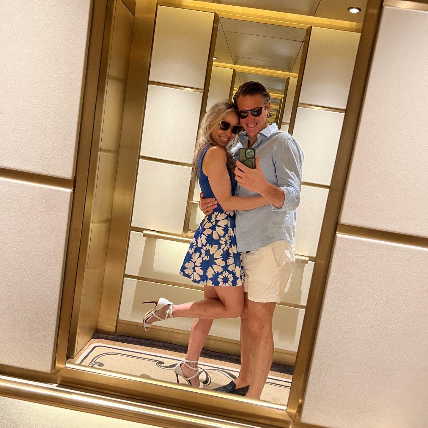 We have a thing for taking cute pics in elevators!