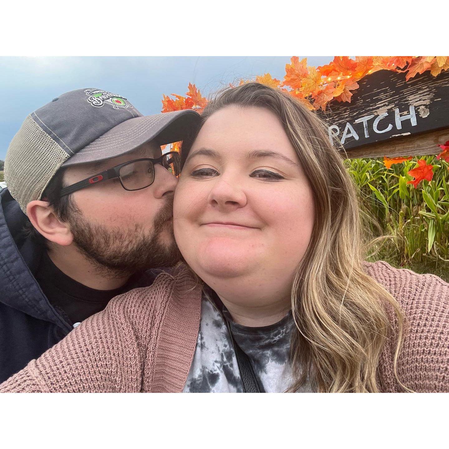 When I visited Rob in PA when we were long distance.