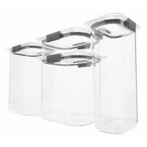 Rubbermaid Brilliance 8pc Pantry Airtight Food Storage Container Set