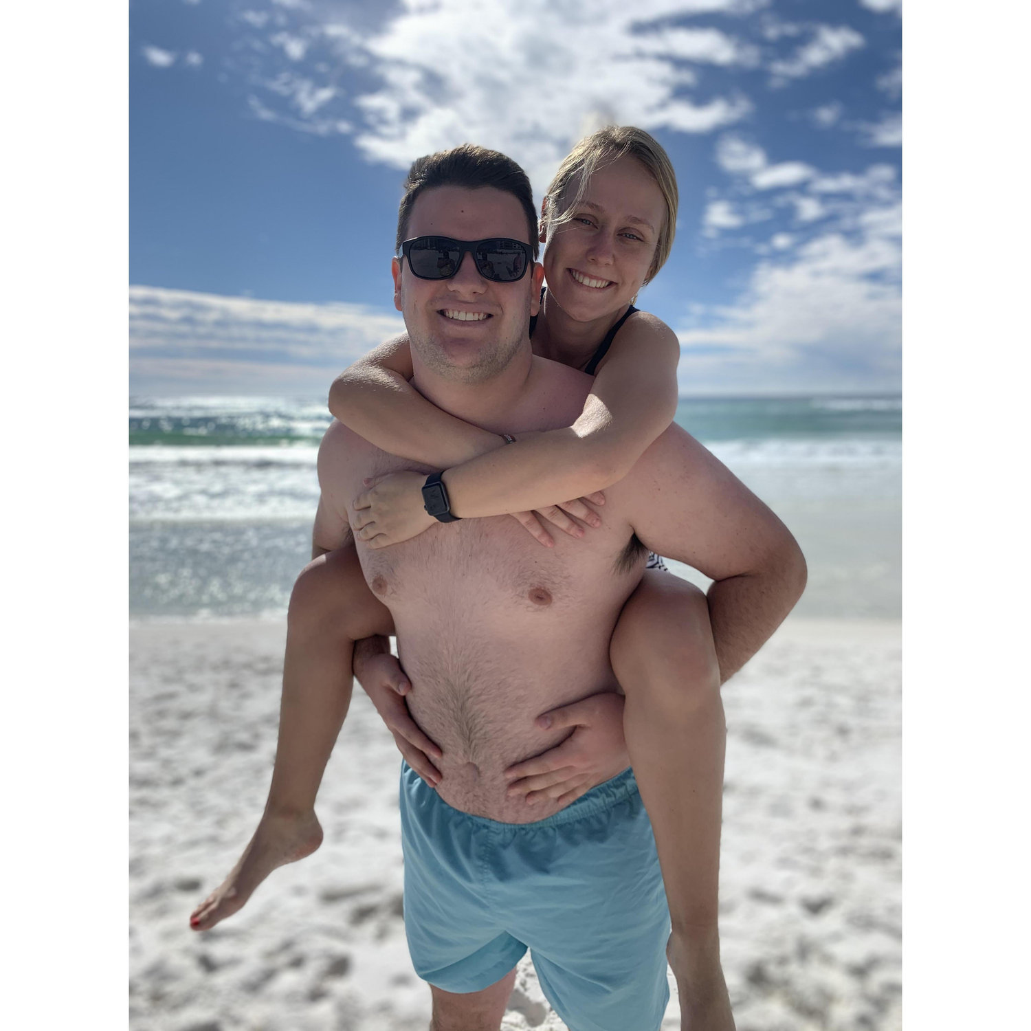 Our first vacation together! We got so close to one another on this trip and started to realize that loving each other was something we could get used to!