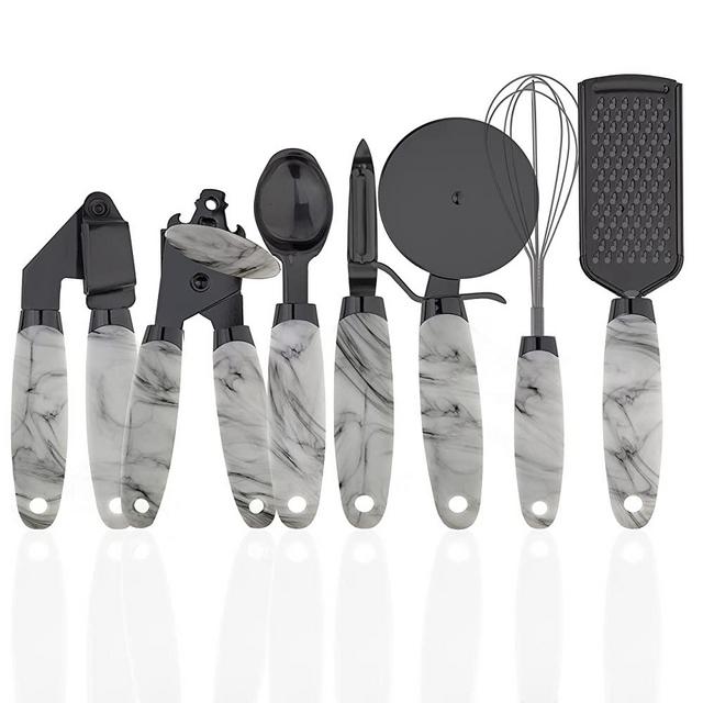 Farberware 5-piece Iridescent and Aqua Kitchen Tool and Gadget Set