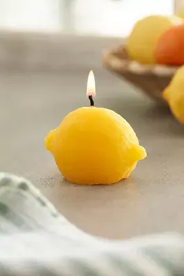 Happy Organics Lemon Beeswax Candle