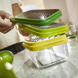 Multi-Grate & Store 3-in-1 Grater Set with Storage Container