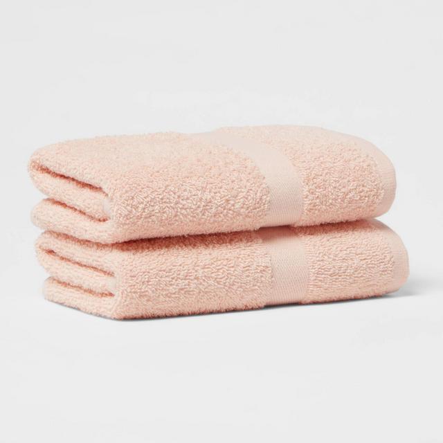 2pk Hand Towel Set Light Peach - Room Essentials™