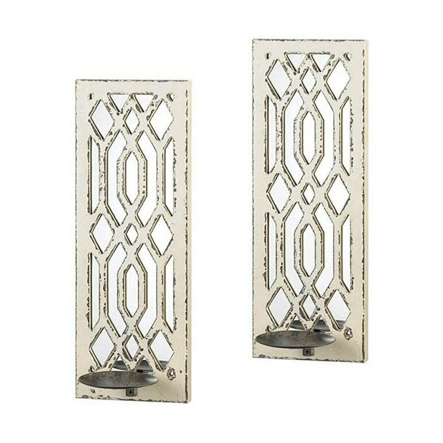 Gallery of Light 10017331 Deco Mirror Wall Sconce Set, Multicolor