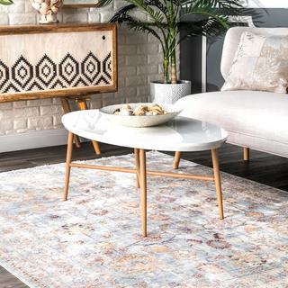 Vintage Latonya Floral Fringe Area Rug