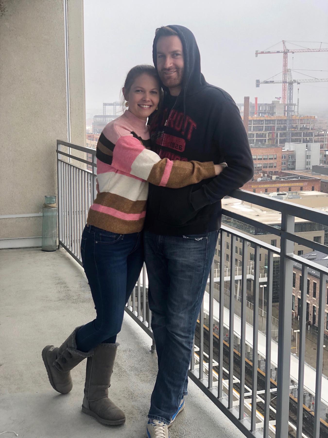 Our Apartment Balcony in Downtown Denver