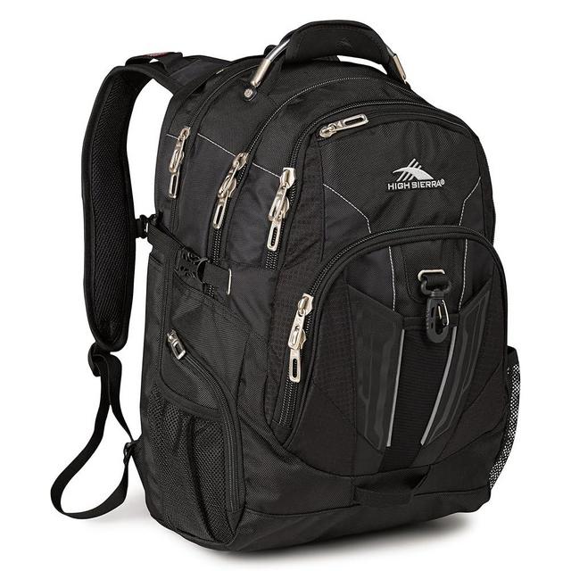 High Sierra XBT - TSA Laptop Backpack, Black, One Size