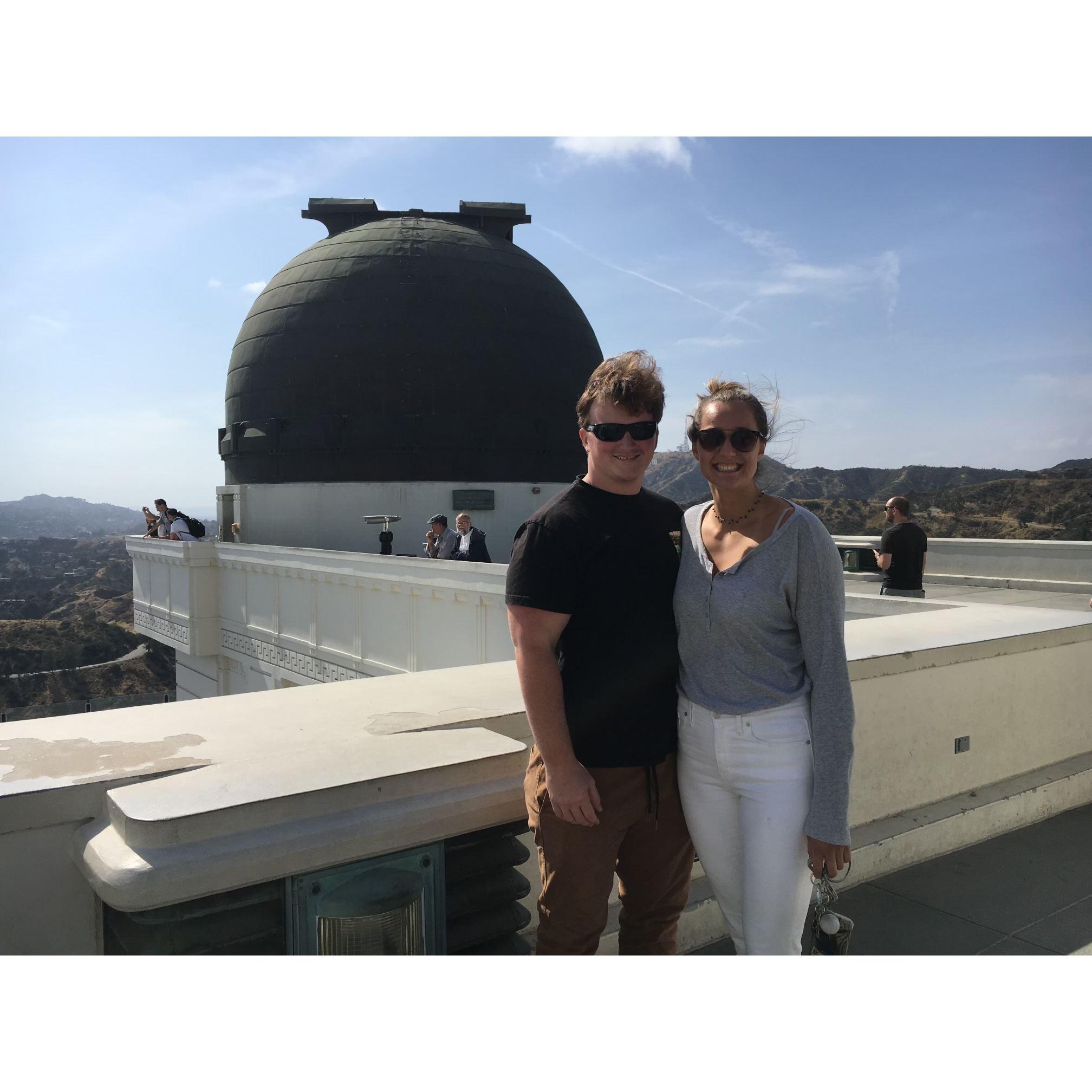 2015 visiting Griffith Observatory