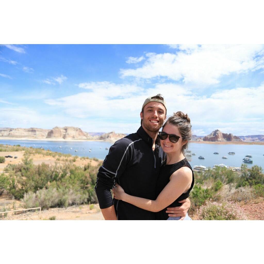 On Lake Powell in Utah!